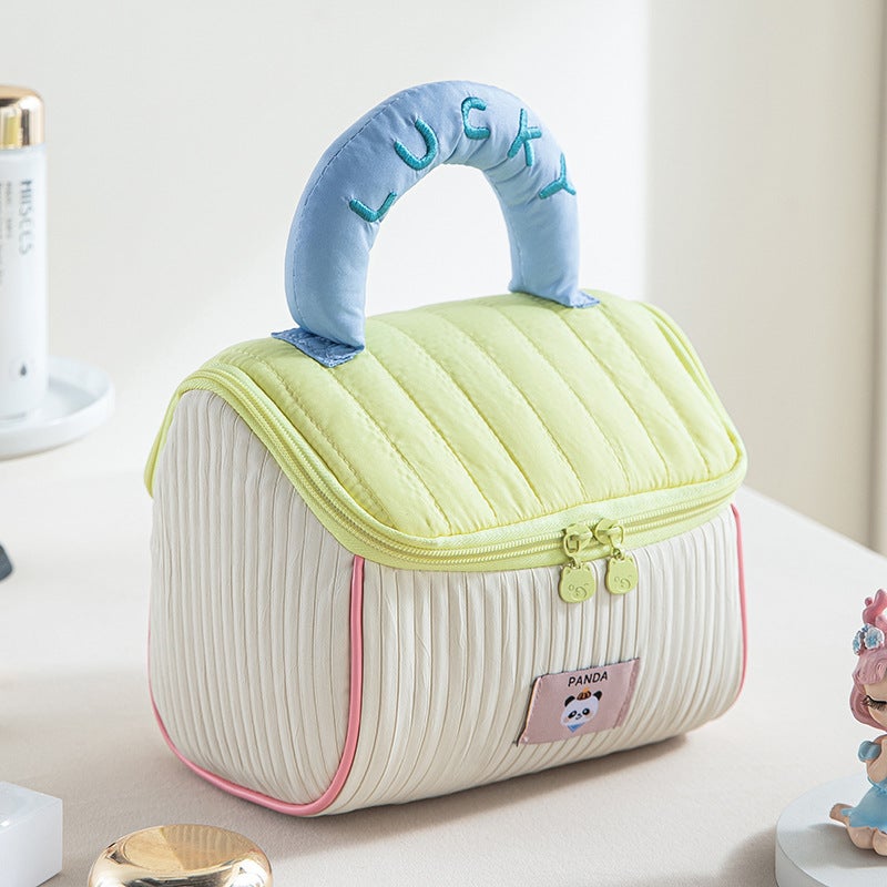 Cute House-Shaped Cosmetic Bag Travel Toiletry Organizer Portable Storage Pouch