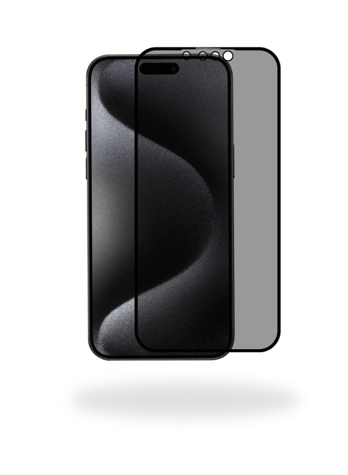 دزرت واقي شاشة ناعم للخصوصية لهاتف iPhone 15  ، مضاد للتلصص، Desert Daimond Hardness - Image 1