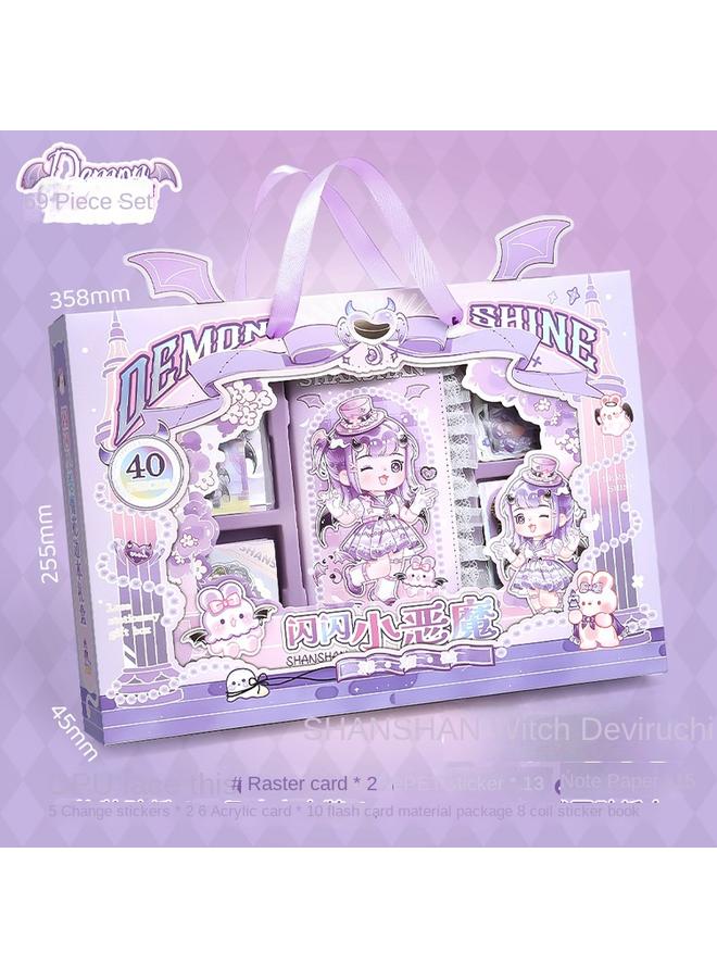 Bluejw Children's Day Gift New Smart Sister Folding Ears Sister Net Red Hand Account Suit Gift Box Girl Cute Hand Account - Image 1