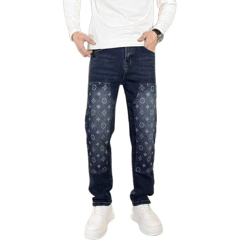 Unisex Classic Denim Jeans Loose Fit Daily Outdoor Wear - Image 5