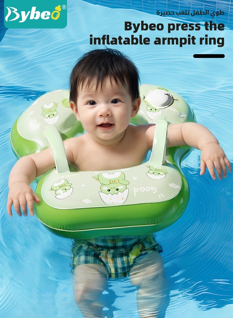 بيبو حلقة سباحة للأطفال، حلقة سباحة للأطفال الصغار، أنبوب مسبح للأطفال مزود بأحزمة أمان، حلقة مسبح للأطفال الرضع، عوامات تحت الإبط، سترة نجاة للرضع للعب آمن في الماء، ملحقات حفلات المسبح للأطفال من عمر 0 إلى 3 سنوات. - Image 2