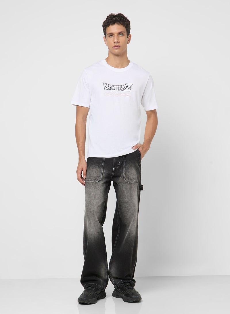 JACK & JONES Dragon Ball Regular Fit Crew Neck T-Shirt - Image 4