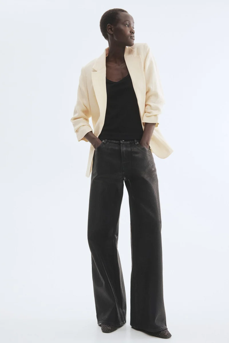 اتش اند ام بليزر بتصميم أكمام متجمعة