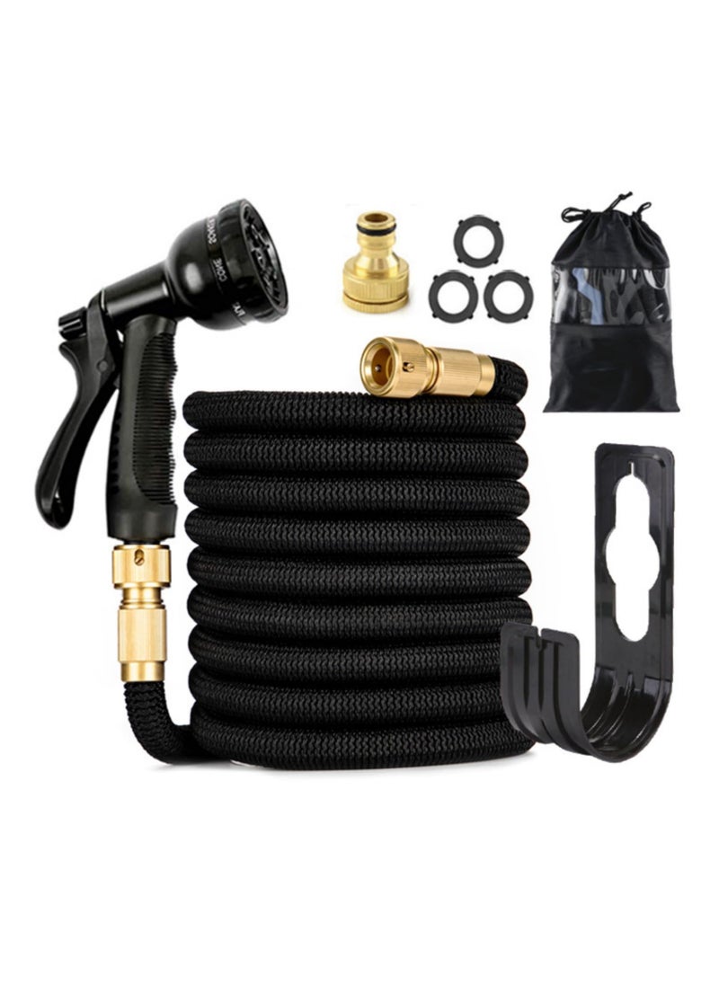 TRASSLE Garden Hose, Expandable Water Hose, Green Garden Hose With Multi Pattern Sprayer | Water Hose For All Gardening and Outdoor Needs | Premium Quality Green Garden Hose  - Image 1