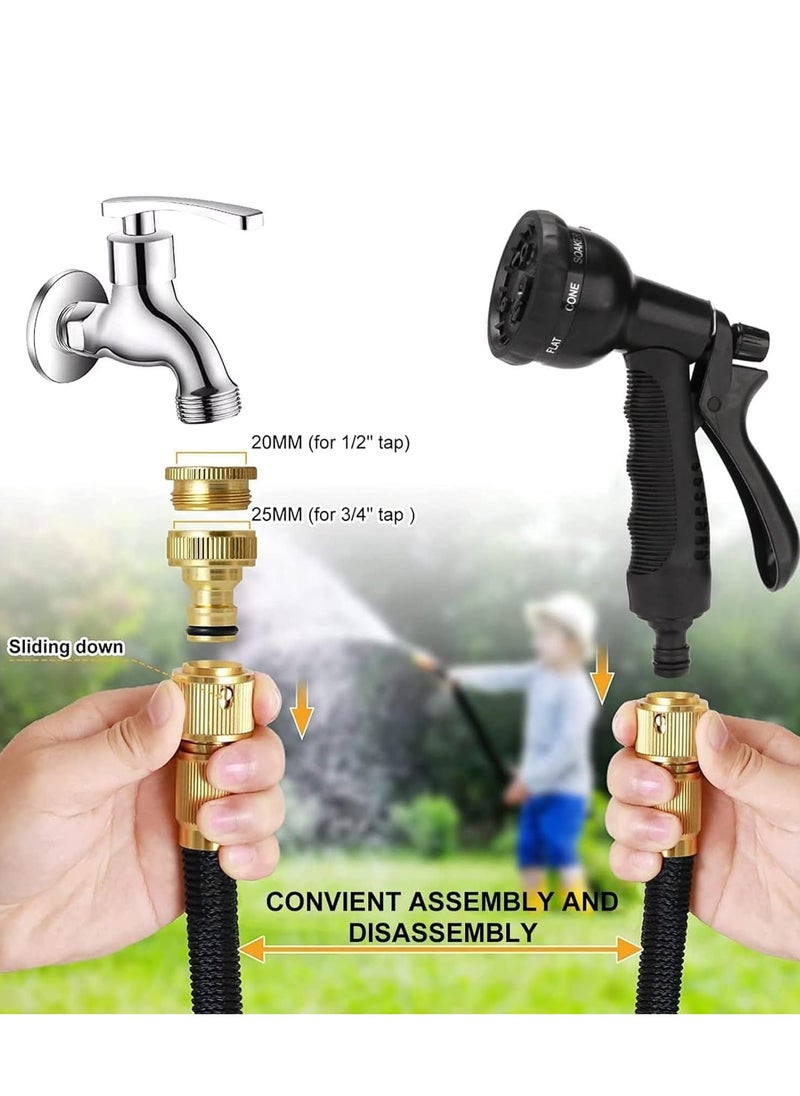 TRASSLE Garden Hose, Expandable Water Hose, Green Garden Hose With Multi Pattern Sprayer | Water Hose For All Gardening and Outdoor Needs | Premium Quality Green Garden Hose  - Image 5