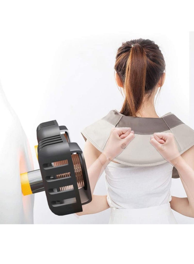 Loquat Neck Massager Portable Electric Knocks Cervical Massage Shawls Pain Neck and Shoulder Multifunction Tapping Massager Muscle Pain Relief - Image 2