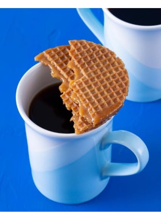 Daelmans Stroopwafel Caramel - The Original Stroopwafels, Toasted Dutch Waffle Cookies w/a Creamy & Buttery Filling, Made In Holland, Individually Wrapped - Caramel Cookie Waffles, 24 Count - Image 5