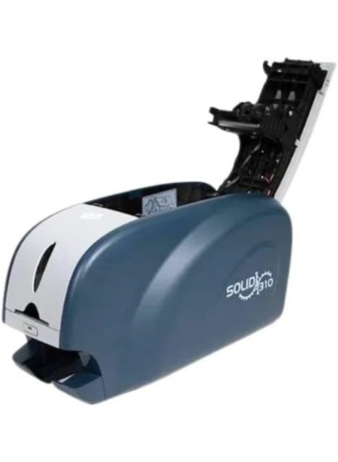 IDP Solid 310D Dual-sided Card Printer (653218) 300DPI With IDesigner Card Design & Printing Software | YMCKO Ribbon for solid 310d (653227) | 100 Cards - Image 1