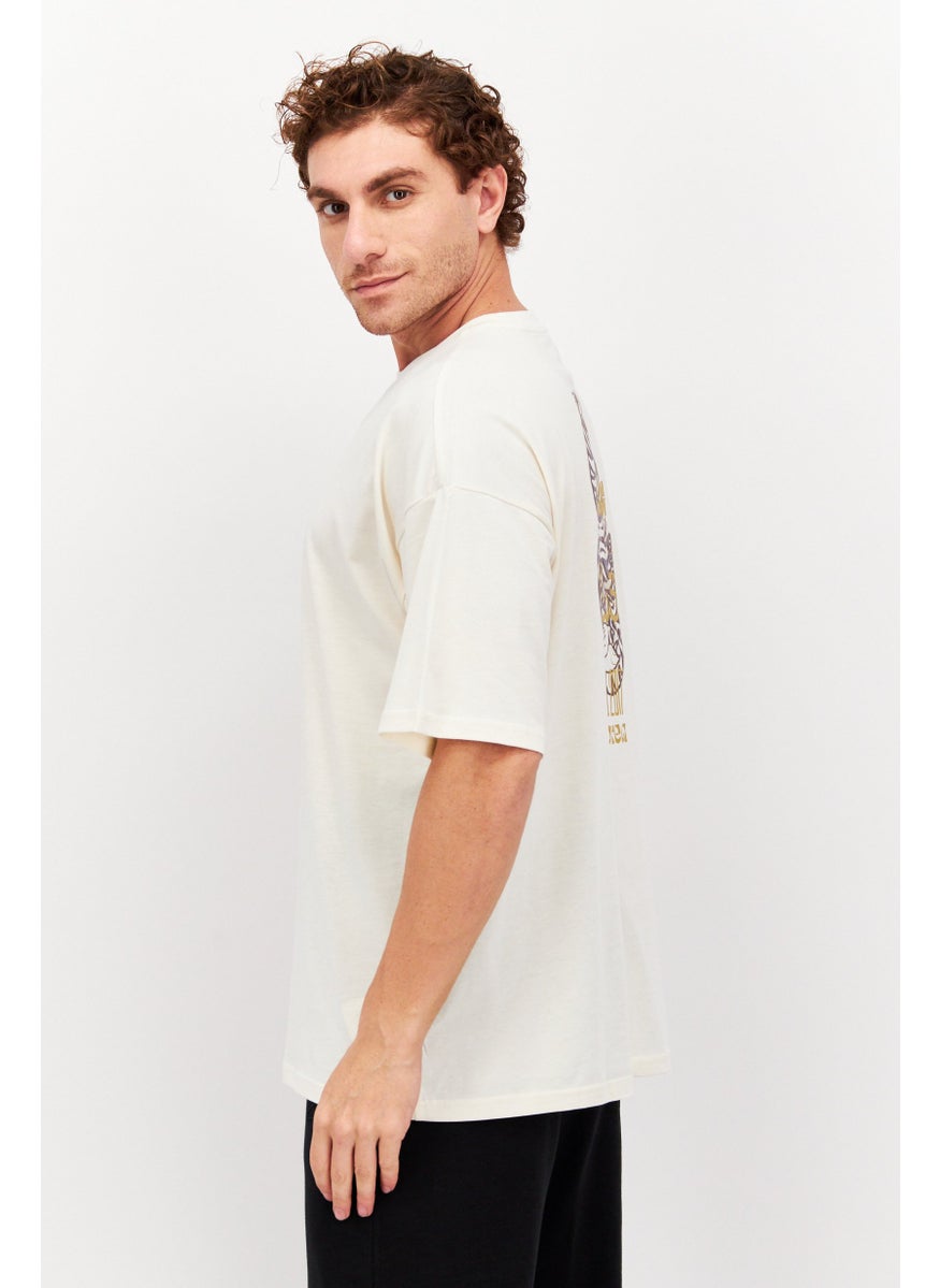 PUMA Men Sportswear Fit Short Sleeve Outdoor T-Shirt, Light Beige  - Image 2