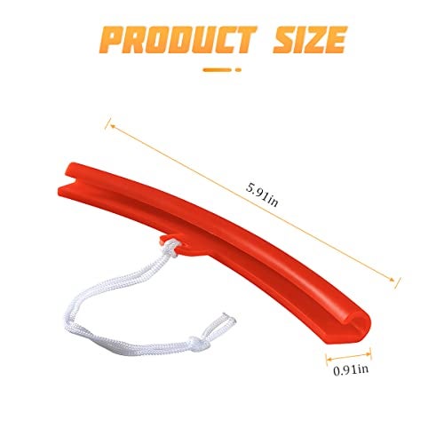 AICEL Car Tire Changing Rim Protector, 5 Pcs Wheel Changing Rim Savers, 15cm Auto Tire Changer Guard Edge Saver Tool, Fixing Tyre Rim Protective Cover, Car Accessories for Motorcycle, SUV (Red) - Image 2