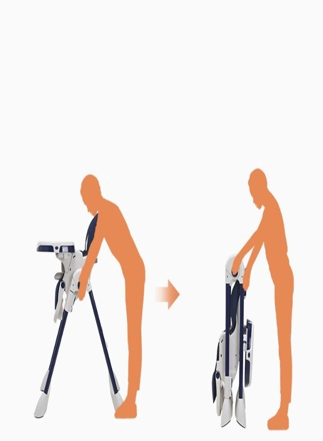 بيلانينا كرسي طعام للأطفال قابل للتعديل الارتفاع وقابل للطي موفر للمساحة وعملي لكل وجبة - Image 5