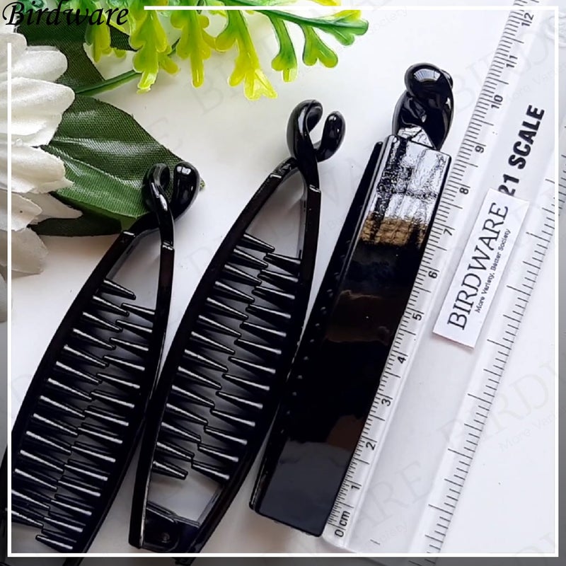 BIRDWARE Large Size Hair Clips for Women | Multicolor Butterfly Hair Claw | Imported Acrylic Material with Stone Embellishments | Durable Hair Clutchers - Image 5