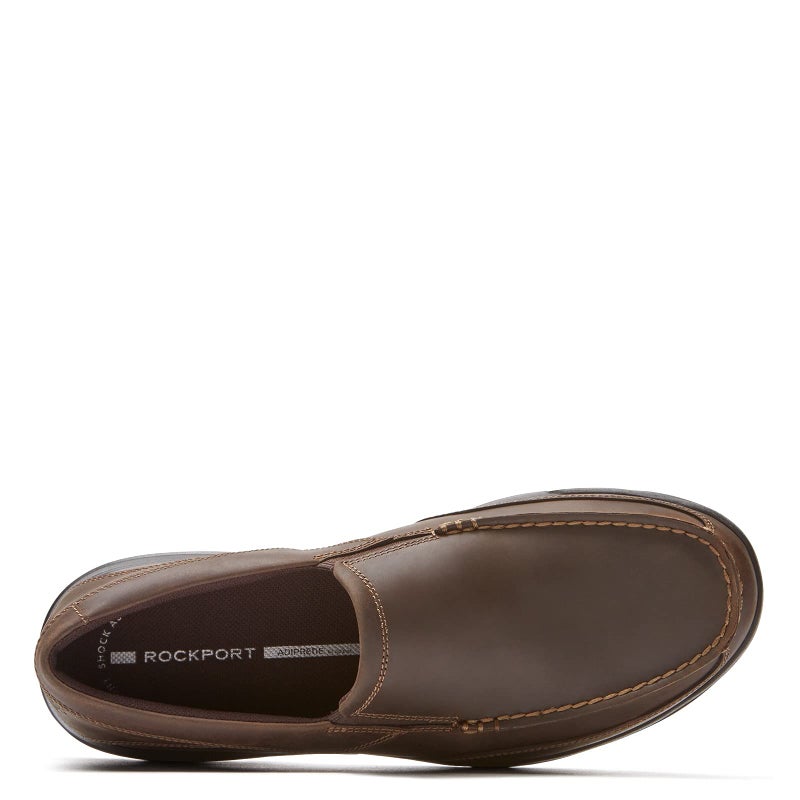 Rockport حذاء روك بورت للرجال من نوع جانكشن بوينت سليب أون، شوكولاتة، 12 عريض - Image 5