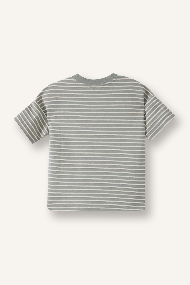 DeFacto Green BabyBoy Baby Boy Regular Fit Short-Sleeve T-Shirt Casual - Image 3