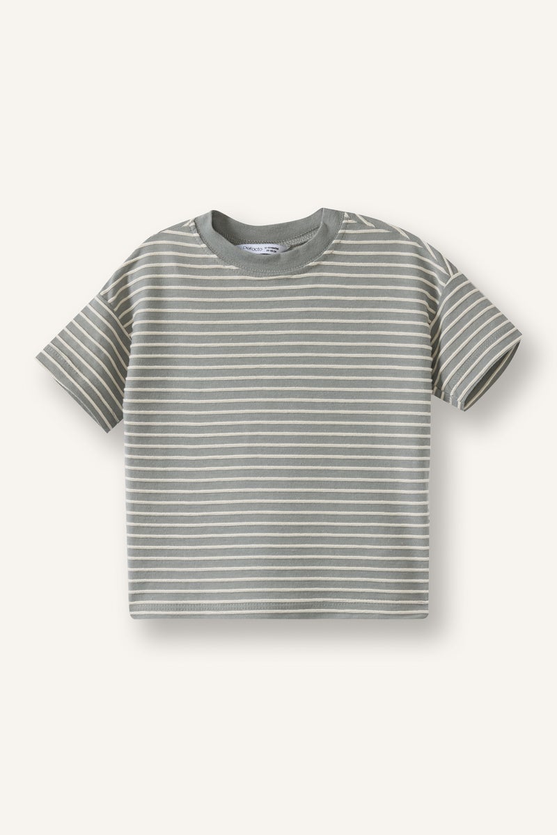 DeFacto Green BabyBoy Baby Boy Regular Fit Short-Sleeve T-Shirt Casual - Image 1