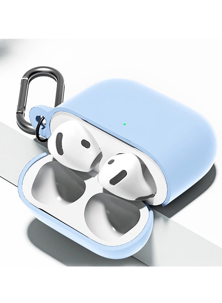 Soft Silicone Protective Case Cover for AirPods 4 with Cleaner Kit and Keychain - Image 4