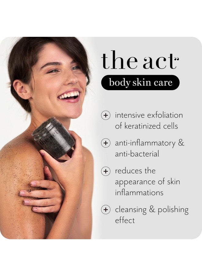 The Act Exfoliating Balancing Body Scrub with Black Cumin Oil - Sea Salt Formula for Smooth & Radiant Skin - Home Spa Care, Gift for Women Men, Vegan, Organic 10.58 Oz - Image 3