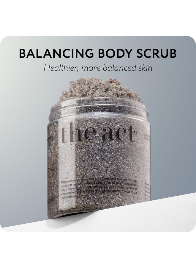 The Act Exfoliating Balancing Body Scrub with Black Cumin Oil - Sea Salt Formula for Smooth & Radiant Skin - Home Spa Care, Gift for Women Men, Vegan, Organic 10.58 Oz - Image 2