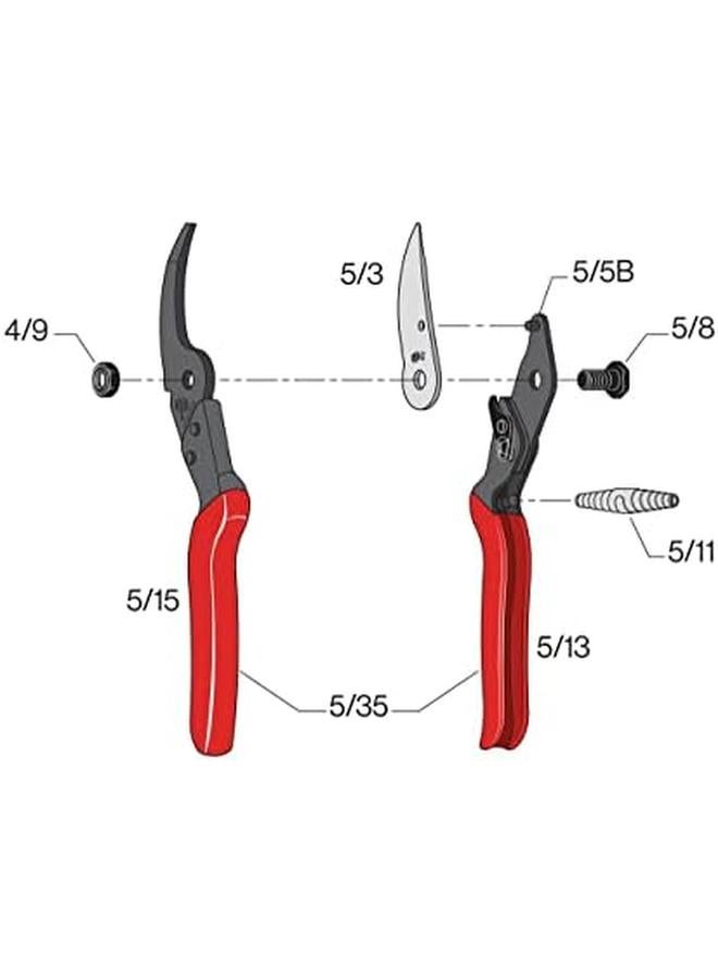 FELCO Pruning Shears F 5 High Performance Swiss Made One Hand Garden Pruners - Image 2