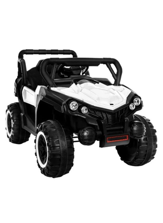 سيارة ركوب كهربائية للأطفال، سيارة متعددة الألوان للأطفال، أولاد وبنات (أبيض) - Image 1