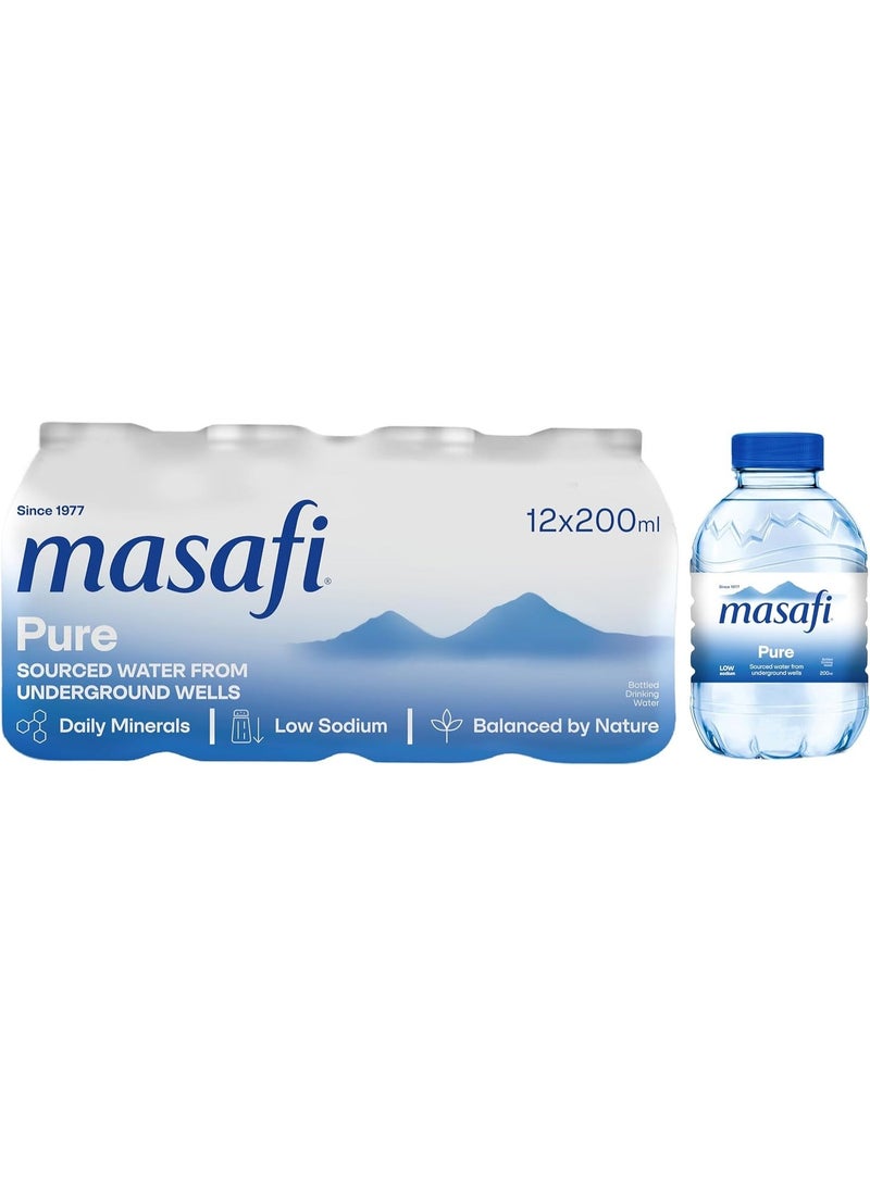 Masafi - Shrink - PURE - 200 mL - Pack Of 12 - Image 1