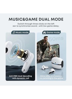 General Wireless Earbuds Bluetooth Headphones Crystal clear sound and high-performance Microphone clarity Wireless headphones with long battery backup  - Image 5