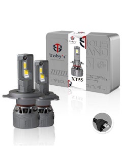 Toby's Tobys XT55 H4 2 Pieces Car LED Headlight Original 55W/piece Power 5500/piece Lumens With Color Temperature 6500K  - Image 1