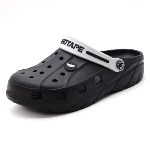 Red Tape Designer Comfortable Clogs, Sandals With Adjustable Back Strap For Men Black - 7 Uk - Image 2