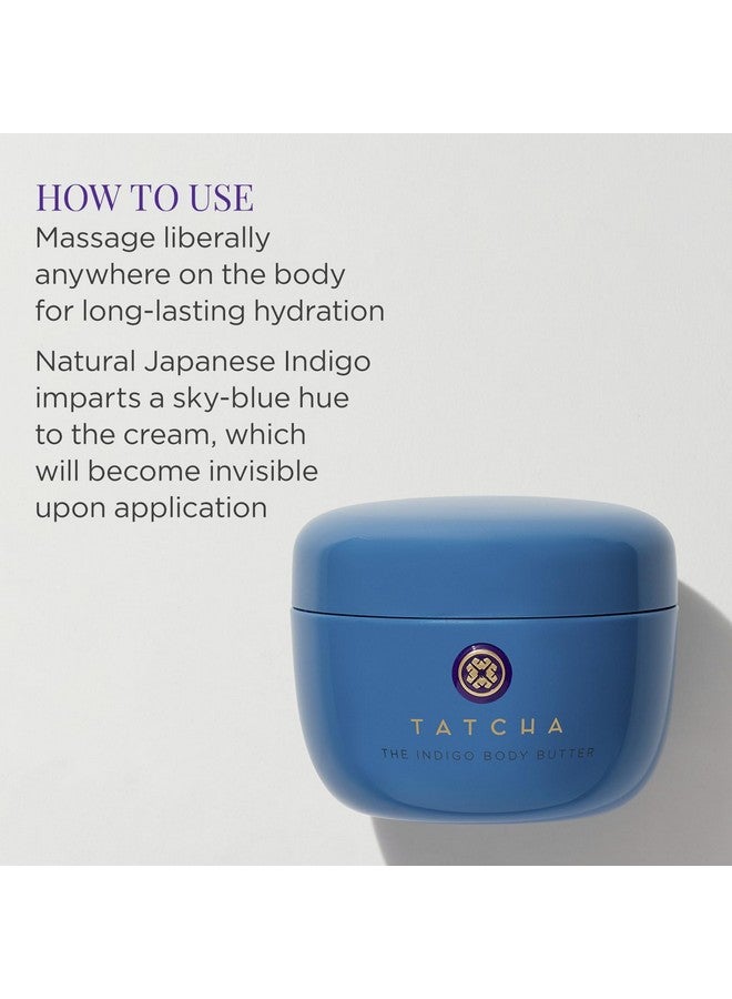 تاتشا زبدة الجسم النيلية | كريم الجسم الحريري المهدئ لجفاف البشرة والأكزيما، 200 مل | 6.8 أونصة - Image 4