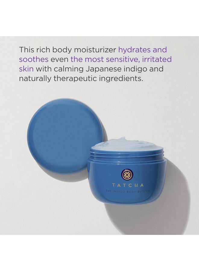 تاتشا زبدة الجسم النيلية | كريم الجسم الحريري المهدئ لجفاف البشرة والأكزيما، 200 مل | 6.8 أونصة - Image 2