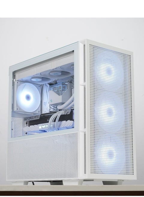 Alabaster Edition Gaming PC - Intel Core i5-12400F, Nvidia RTX 3060 8GB GPU, DDR4 32GB (2*16) 3600 MHz Ram, 1TB NVMe M.2 SSD, 3 Fan AIO Liquid Cooler, 750W 80 Plus PSU, Windows 11 Pro | Wi-Fi