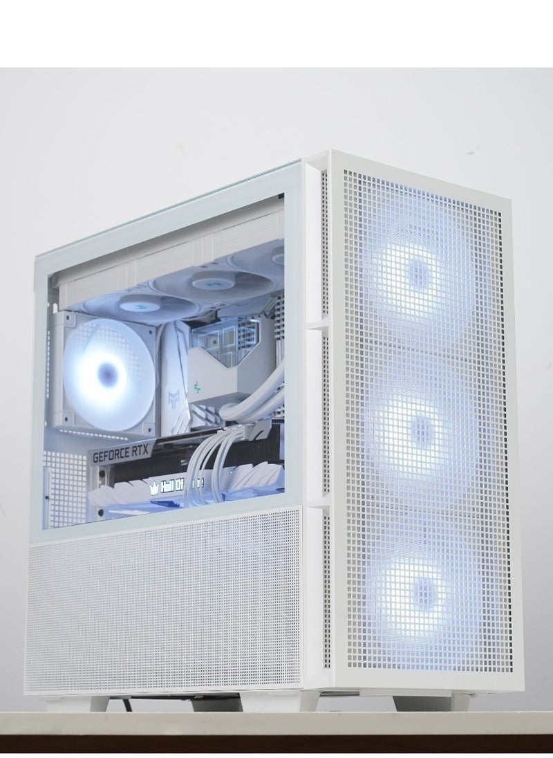 Alabaster Edition Gaming PC - Intel Core i5-12400F, Nvidia RTX 3060 8GB GPU, DDR4 32GB (2*16) 3600 MHz Ram, 1TB NVMe M.2 SSD, 3 Fan AIO Liquid Cooler, 750W 80 Plus PSU, Windows 11 Pro | Wi-Fi