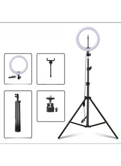 ماركة غير محددة Hot 26cm Led Selfie Ring Light Live Beauty 10 بوصة حلقة ملء الضوء اللون: 26 سم -10 بوصة ملء الضوء (مع مشبك الهاتف المحمول + جهاز التحكم عن بعد USB + 360 عموم / إمالة) + قوس سطح المكتب  - Image 3