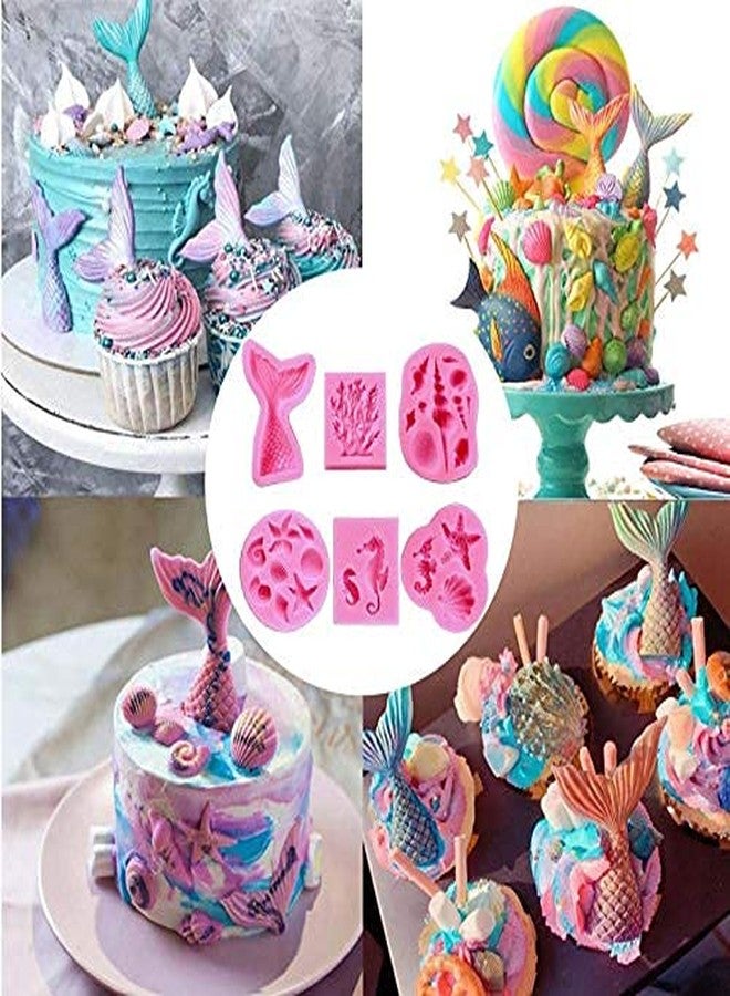 TUKE DIY Sea Creatures Conch Starfish Shell Silicone Molds Cake Decorating Fondant Cake Candy Creative Chocolate Shell Baking Mold - Image 5