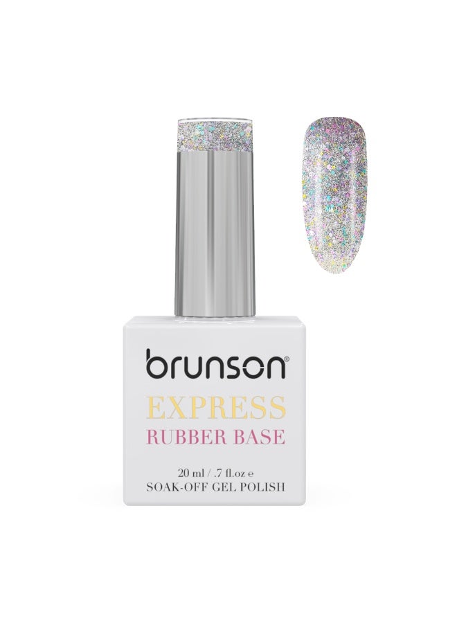 brunson Rubber Base Gel Nail Polish 20Ml - French Rubber Base Coat Long-Lasting, Durable And Chip-Resistant Nail Strengthener Gel Nail Polish Base Coat For Manicure And Pedicure