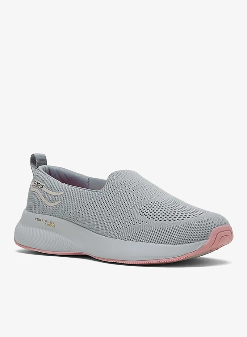 CAMPUS Women's Grey Slip On Shoes - Lightweight Shoes, Minimalist Designed for Elegance