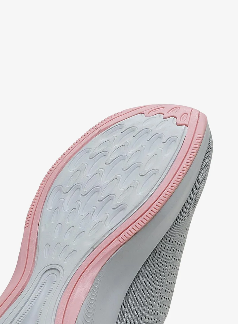 CAMPUS L.Gry/L.Pink Women's Grey Slip On Shoes - Lightweight Shoes, Minimalist Designed for Elegance for Women | Best Price UAE