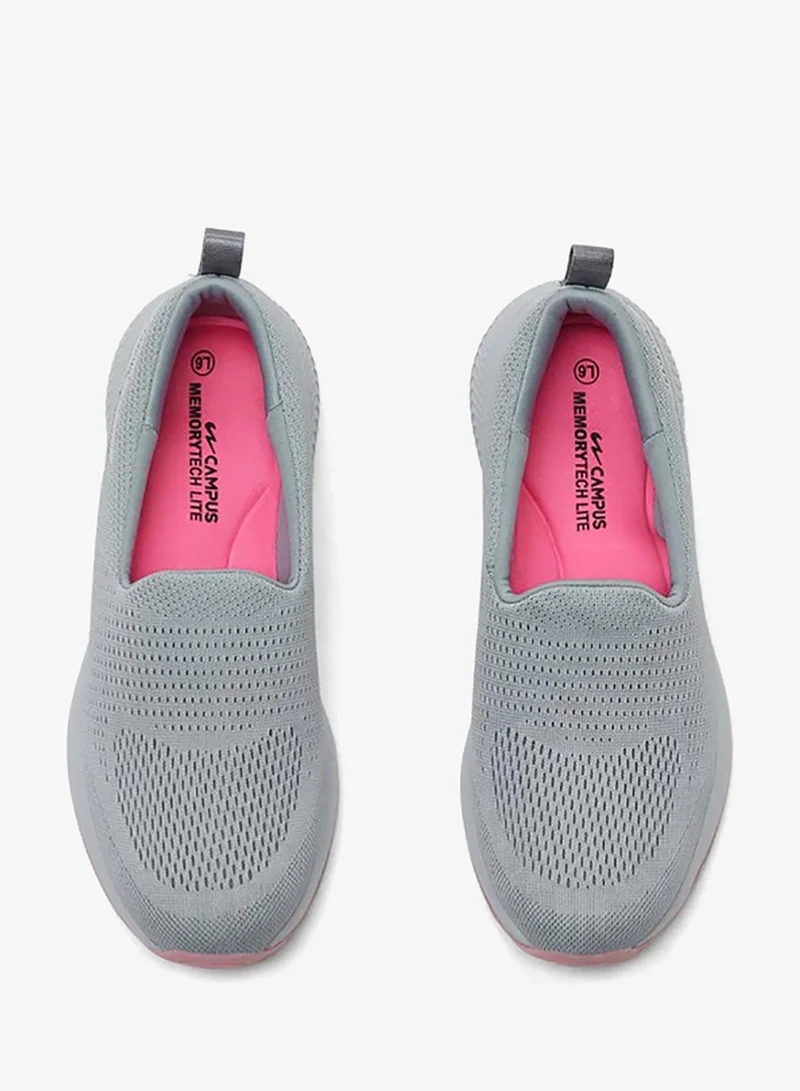 CAMPUS L.Gry/L.Pink Women's Grey Slip On Shoes - Lightweight Shoes, Minimalist Designed for Elegance for Women | Best Price UAE