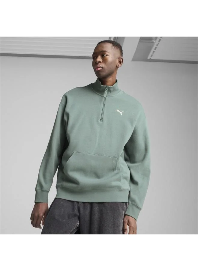 Puma WARDROBE ESS Relaxed Half Zip Crew Men