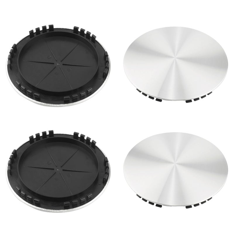DewFlew 4Pcs Wheel Center Cap for 20022006Escalade Wheel Rim 199mm783in Silver Hub Cap Wheel Cover Replacement 15650047 15650049