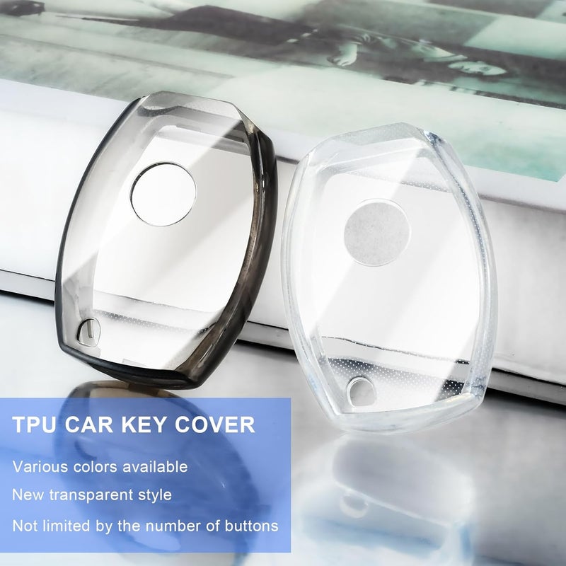 OFFCURVE Transparent Car Key Case for Mercedes Benz Models - Image 3