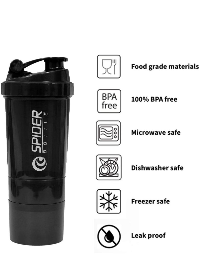 ALMUFARREJ Protein water bottle 500 ml  - Image 2