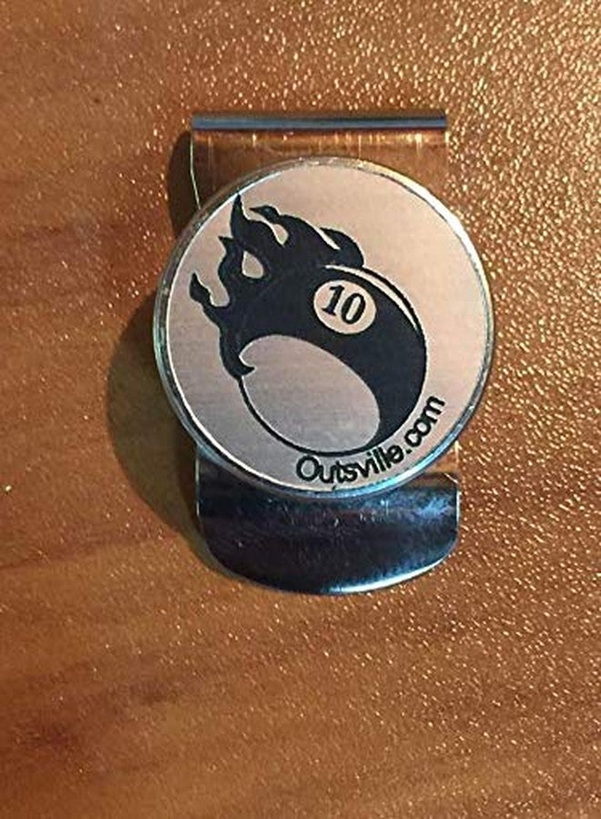 Great White Outsville Billiards Pool Cue Chalk Magnetic Belt Clip Removable Puck