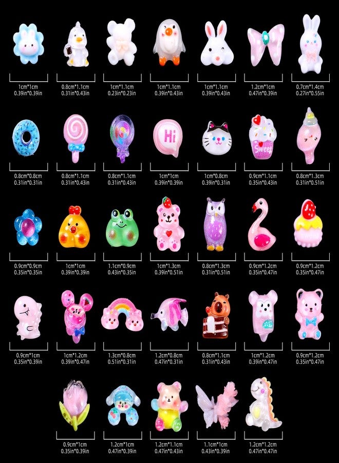 MAJOR DIJIT Cute 3D Nail Charms Dolphin Pineapple Food Panda Dinosaur Snail Cartoon Mix Jewelry Charms for Nail Art Design DIY Crafts Accessories Decorations (180) - Image 5