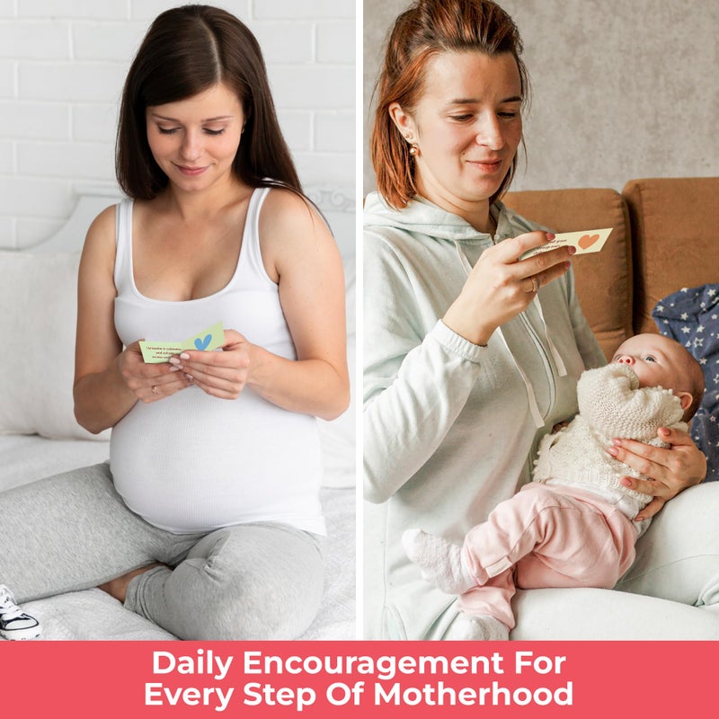 STOFINITY New Mom Affirmation Cards - New Mom Gifts For Women After Birth, Post Partum Gifts For Moms Care, Postpartum Gift For Women - Image 4