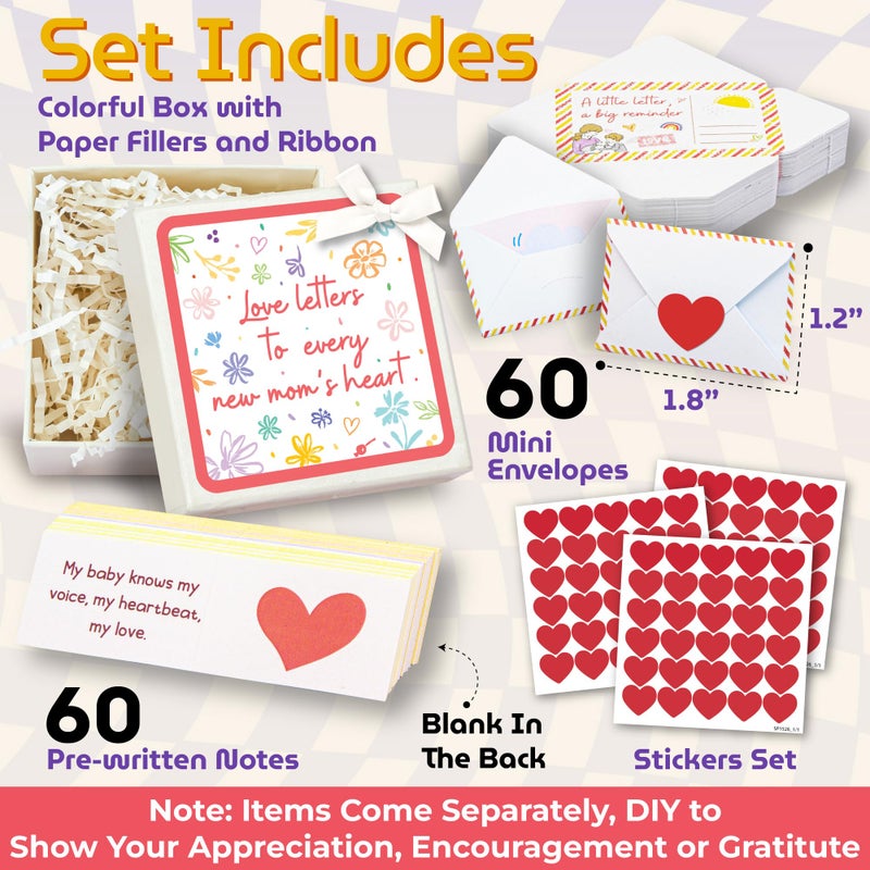 STOFINITY New Mom Affirmation Cards - New Mom Gifts For Women After Birth, Post Partum Gifts For Moms Care, Postpartum Gift For Women - Image 2