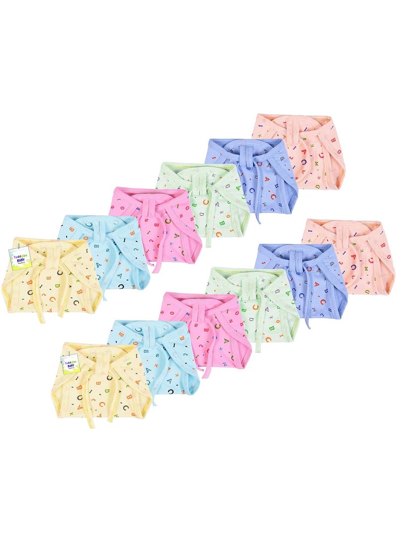Toddylon Baby Products New Born Baby Clothes | Cloth Diapers | Langots | Nappies | Cotton | Reusable | Washable Nappy (0-6 Months, Pack of 10) - Image 2
