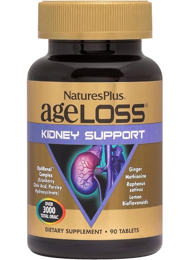 Nature's Plus Ageloss Kidney Support 90 Tablets - Image 1