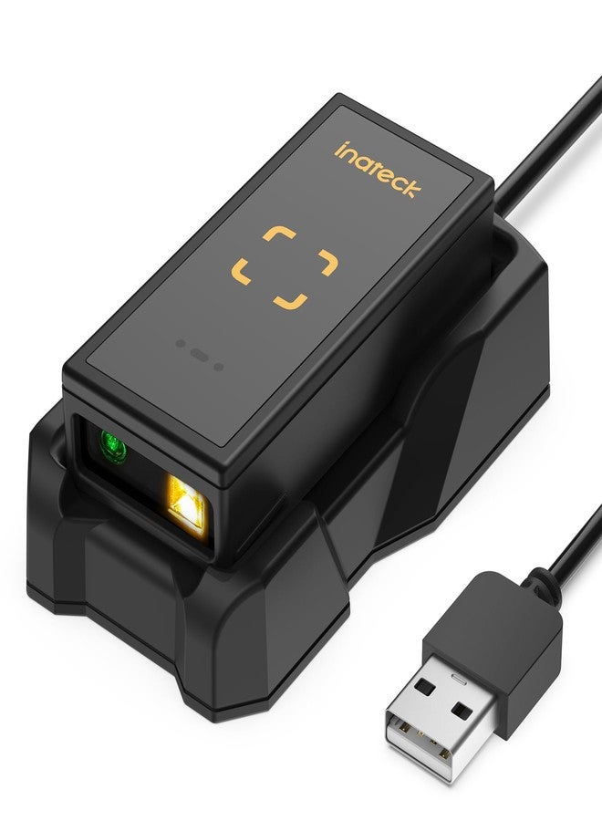 Inateck Barcode Scanner Bluetooth, 1D 2D QR Code Scanner Kabellos 2.4GHz, Portable Wireless Barcode-Scanner Laser, Mini Handscanner with APP and SDK, BCST-46 - Image 1