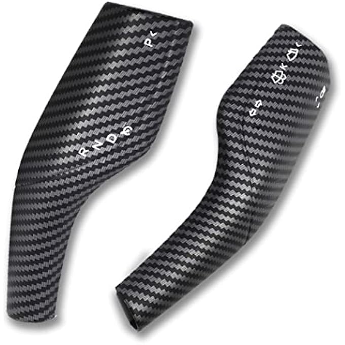 rayihni REVHQ Model 3 Model Y Column Gear Shift Cover Best Model 3 Steering Wheel Interior Protection Accessories Frame Patch ABS Material High Glossy Carbon Fiber Shiny Finish Surface ShinyGlossy surface - Image 5